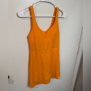 Aerie Vibrant Orange Tank Dress
